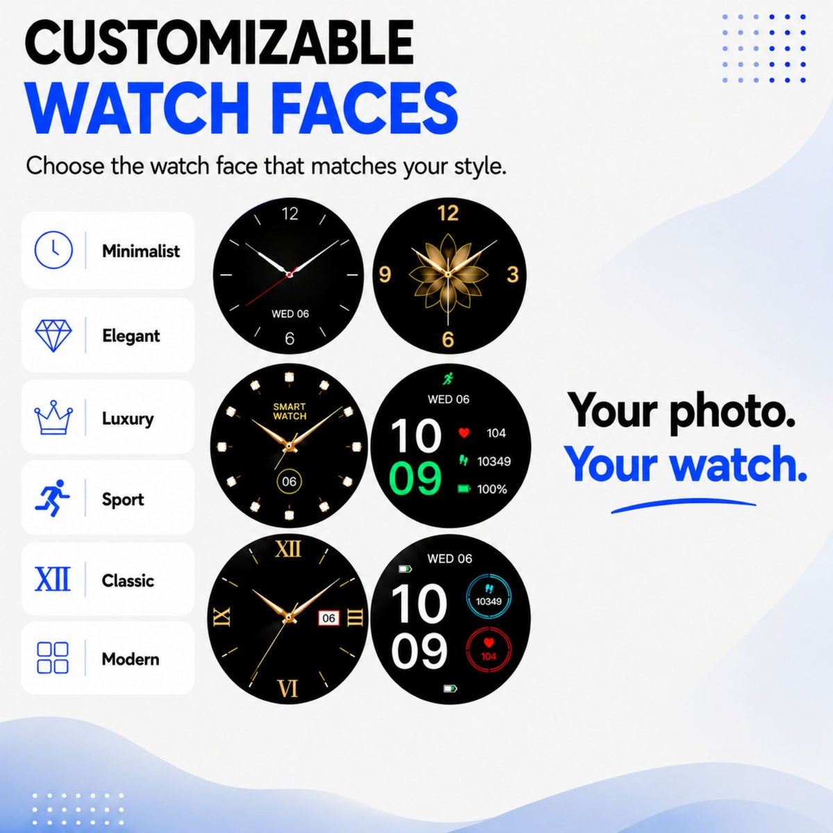 Smartwatch for Women – Bluetooth Calls, Fitness & Health Monitoring – SmartLady