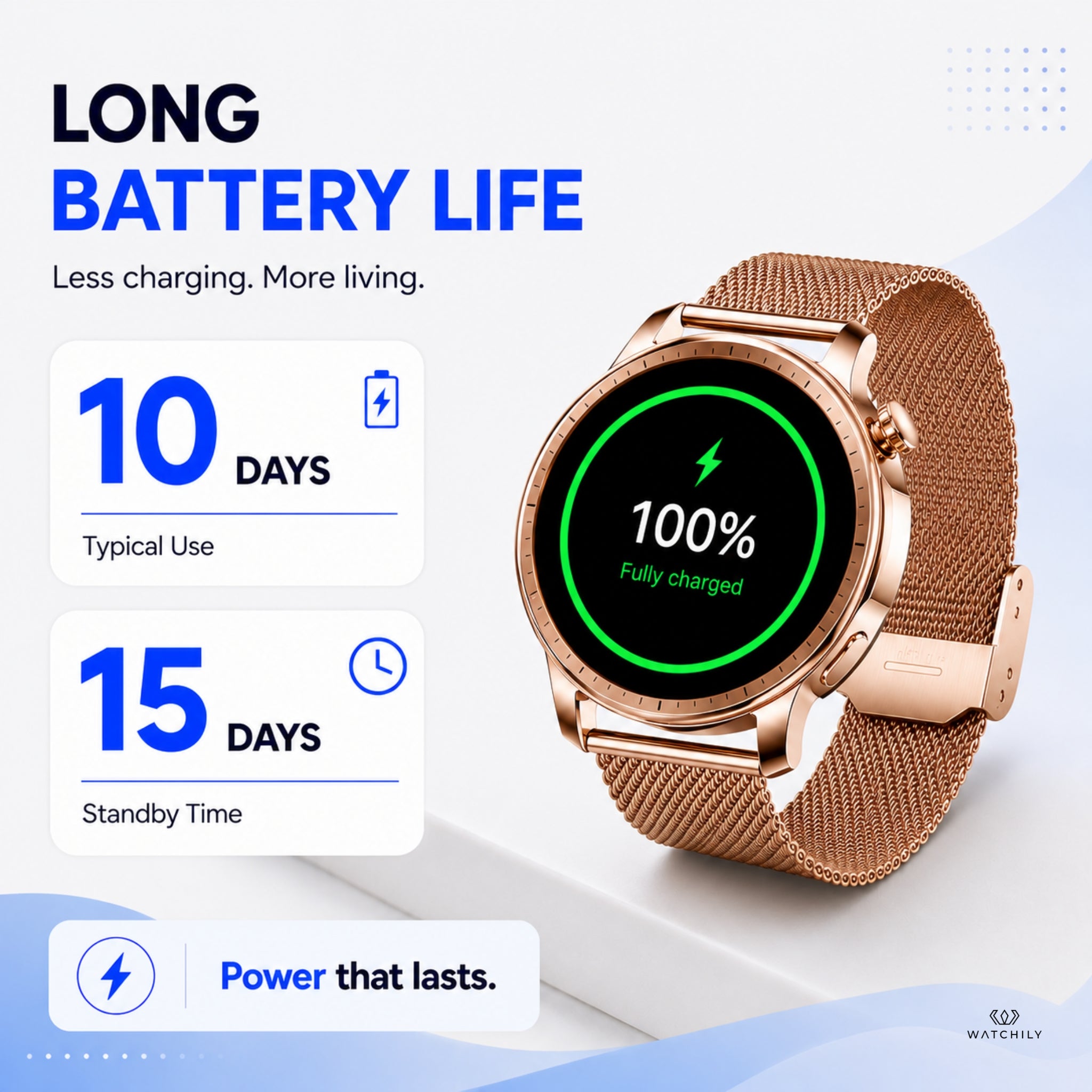 Watchily SmartLady Pro Health and Fitness Smartwatch for Women